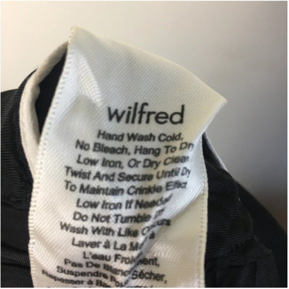 Wilfred Black Wide-Leg Pants - Picture 7 of 7